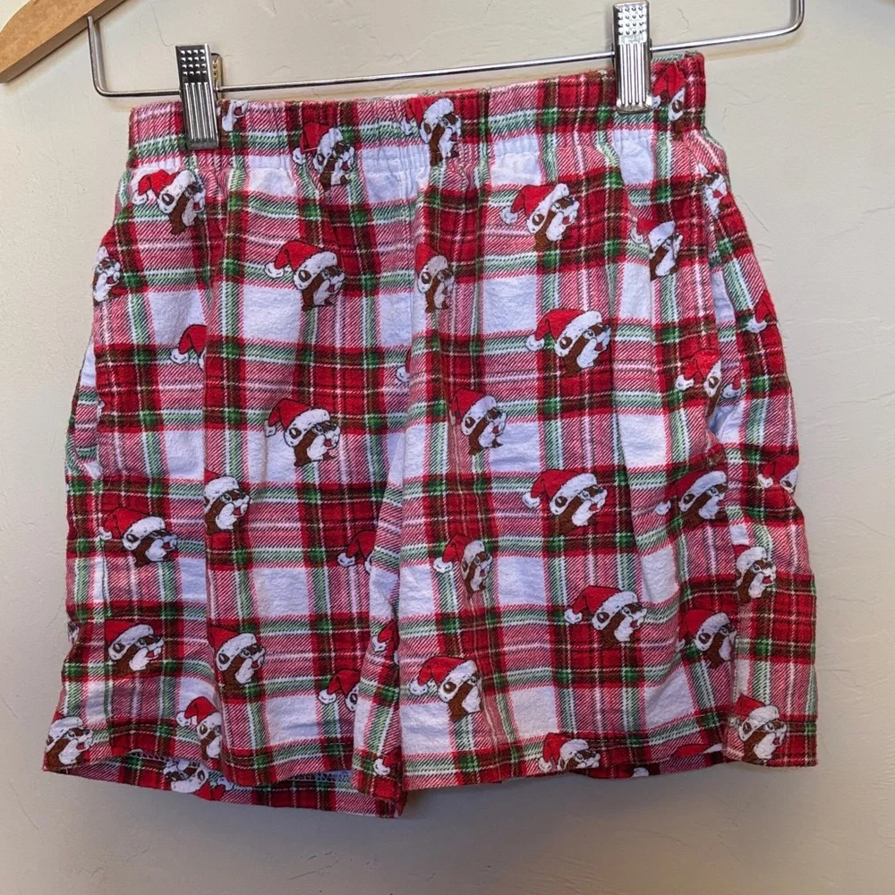 Buc-ee’s Pocketed Pajama Christmas Shorts! Youth 6/7